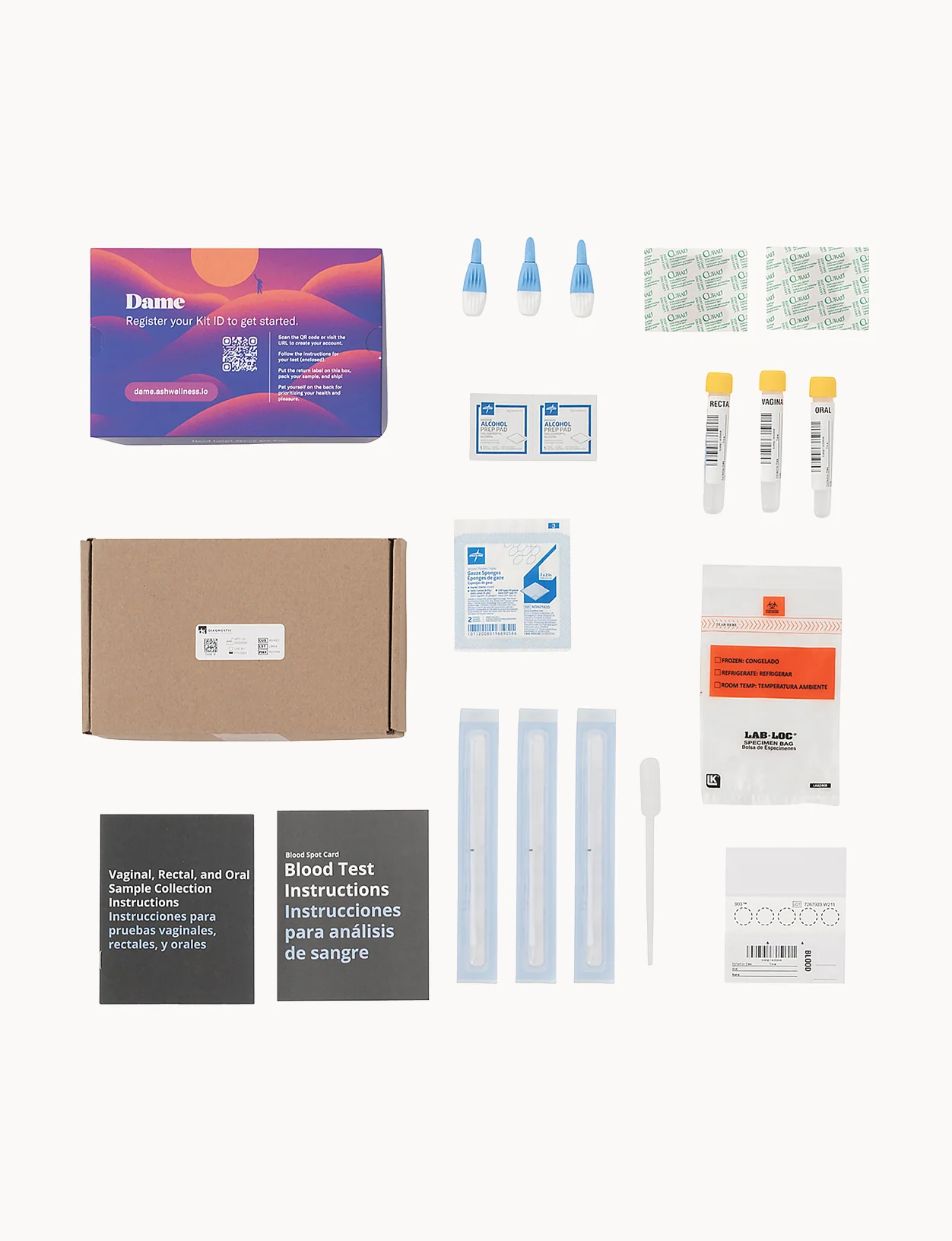 Gonorrhea, Chlamydia & Syphilis STI Test Kit - 3 Site